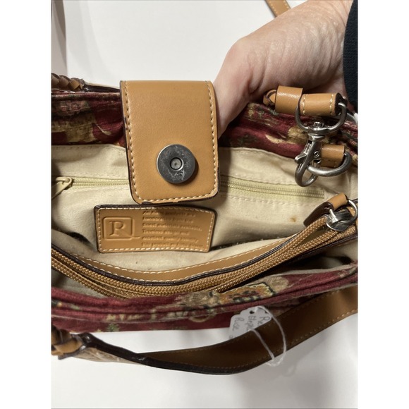 RELIC BY FOSSIL INDIA ELEPHANT PRINT SMALL HANDBAG PURSE Crossbody Or Handles - Picture 5 of 7